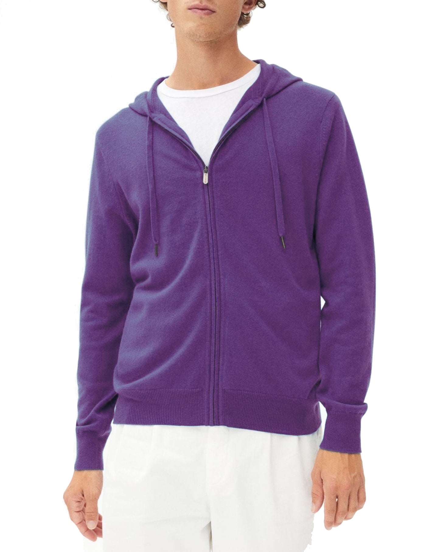 Cashmere hoodie - Crocus