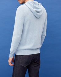 Cashmere hoodie - Chalk grey