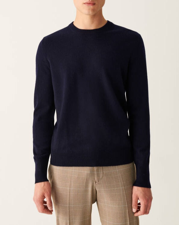 Pull ras de cou élégant en cachemire - Graphite
