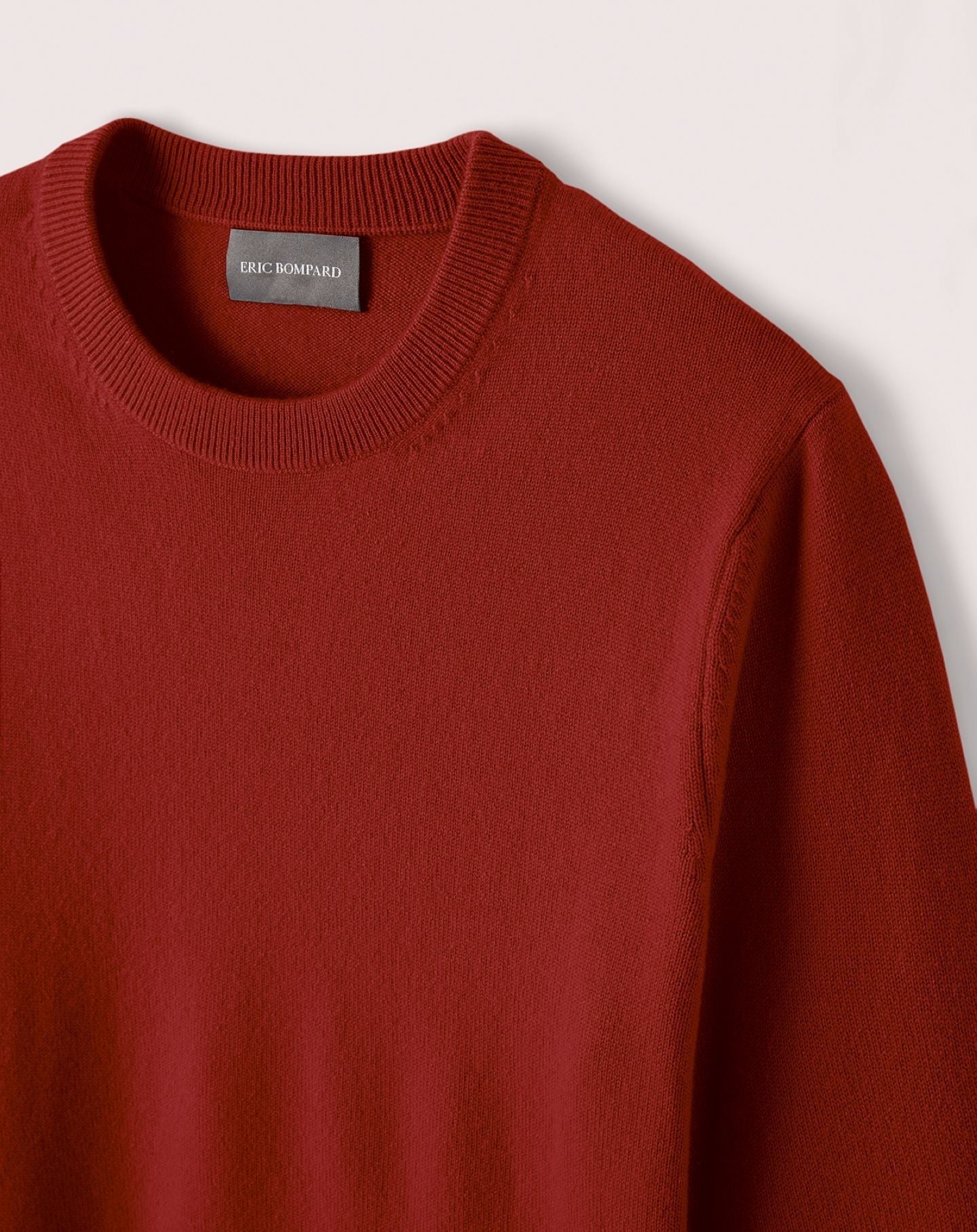 RECO130Pull col rond classique - Rouge