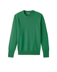 Classic cashmere crew neck jumper - Peridot