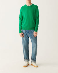 RECO130Pull col rond classique - Vert