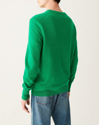RECO130Pull col rond classique - Vert