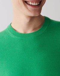 Pull Col Rond Classique - Vert Tupper