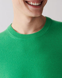 RECO130Pull Col Rond Classique - Vert Tupper