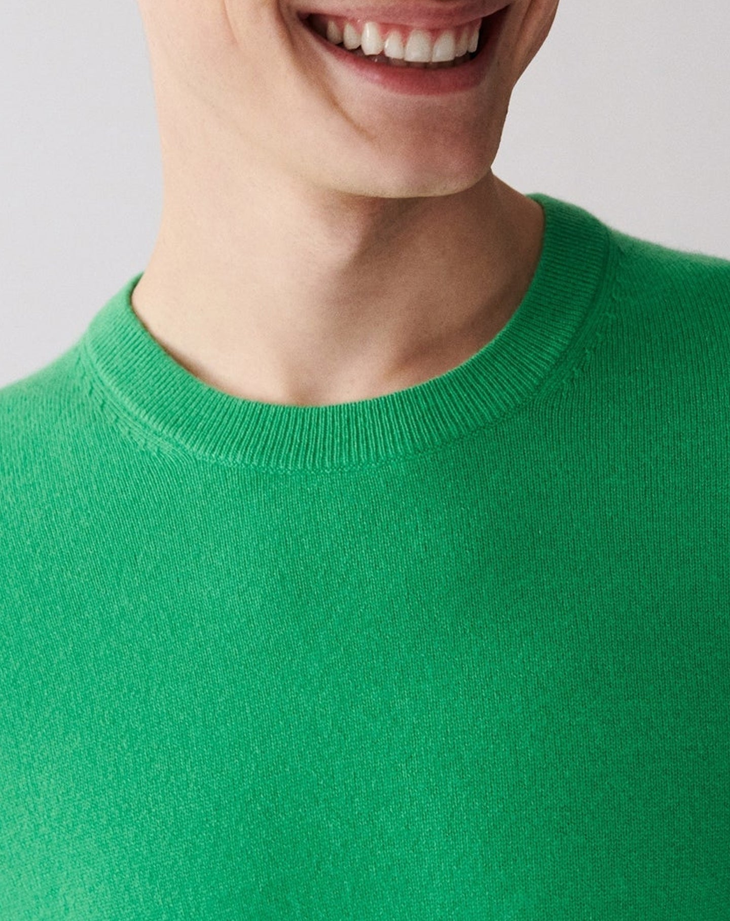RECO130Pull Col Rond Classique - Vert Tupper
