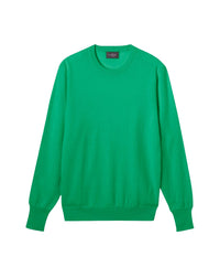 Pull Col Rond Classique - Vert Tupper