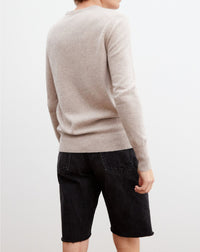 Classic cashmere crew neck jumper - Peppermint