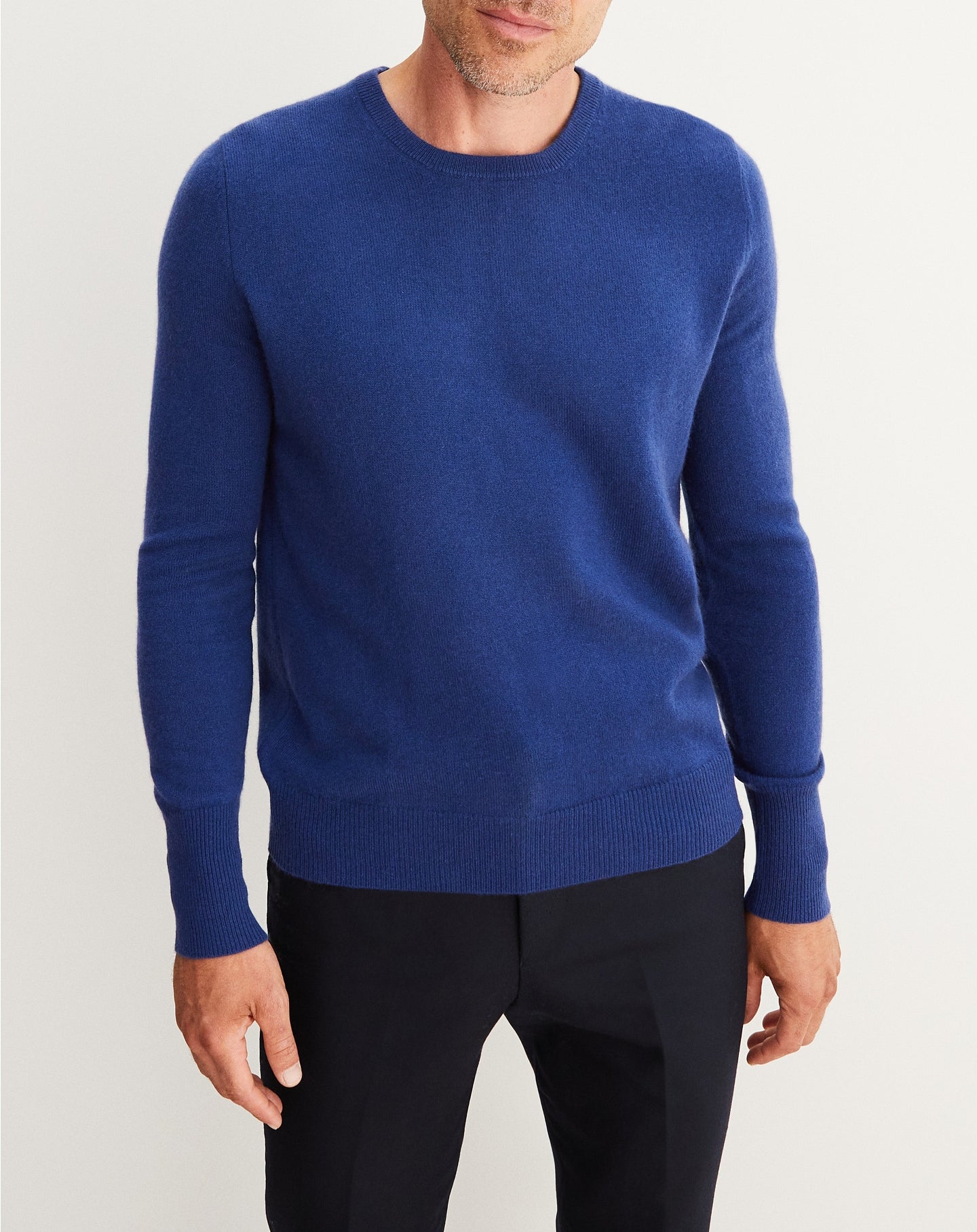 Classic cashmere crew neck jumper - Royal