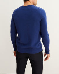Classic cashmere crew neck jumper - Royal
