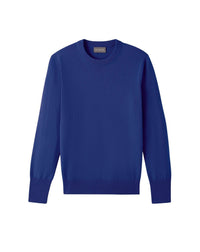 Classic cashmere crew neck jumper - Royal