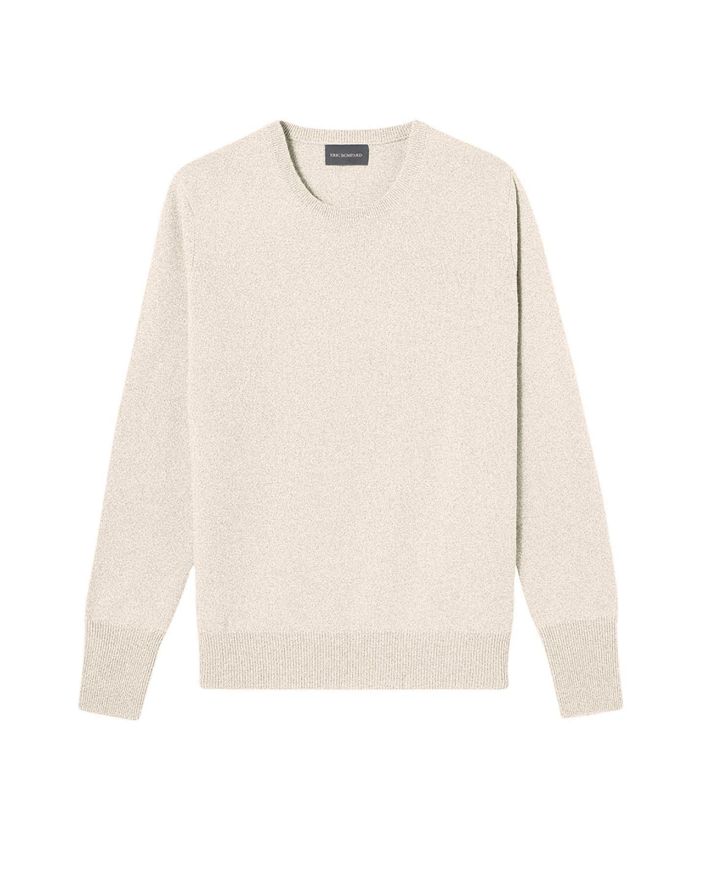 Classic cashmere crew neck jumper - Tourterelle