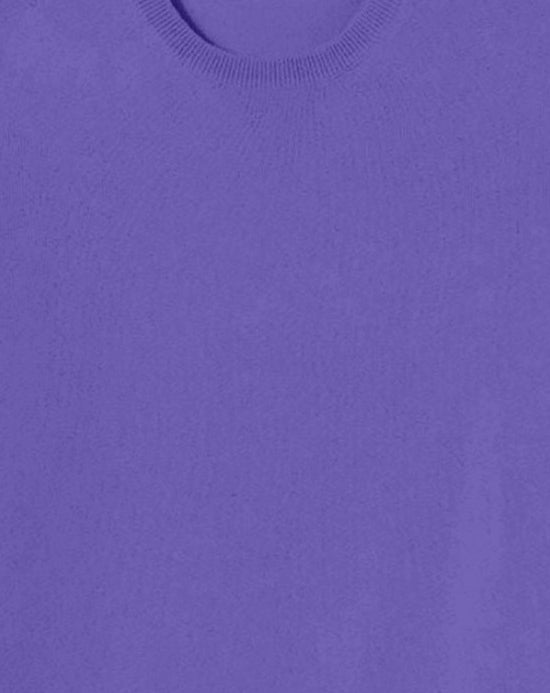 Classic cashmere crew neck jumper - Crocus