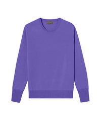 Classic cashmere crew neck jumper - Crocus