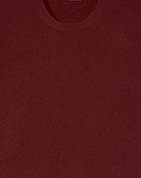 Classic cashmere crew neck jumper - Cranberry Red