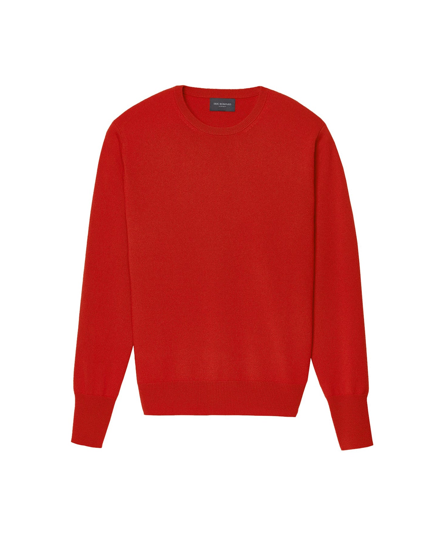 Classic cashmere crew neck jumper - Dragon Red
