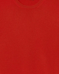 Classic cashmere crew neck jumper - Dragon Red