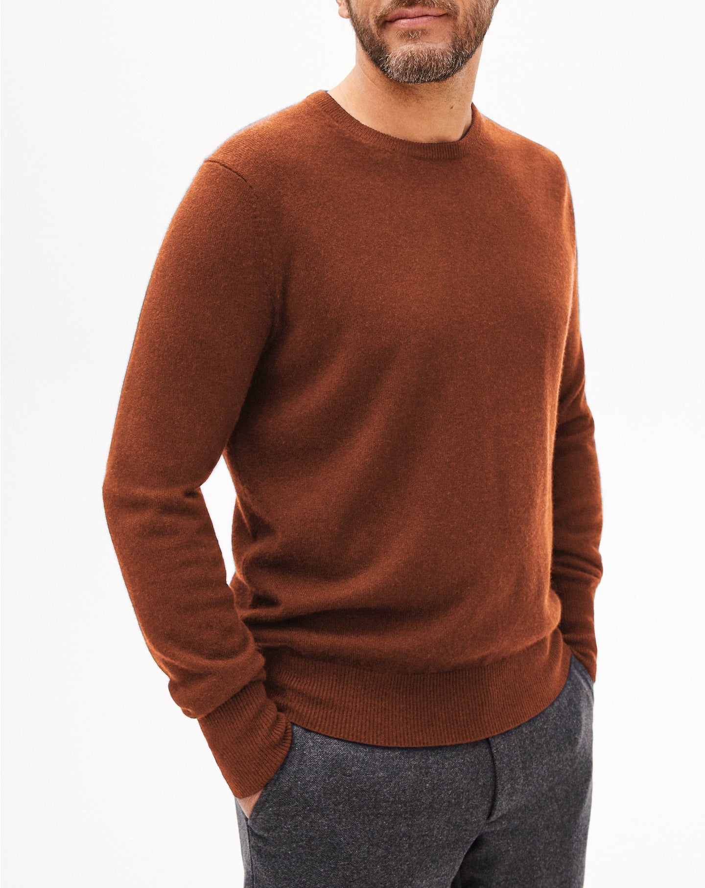 Classic cashmere crew neck jumper - Everbay