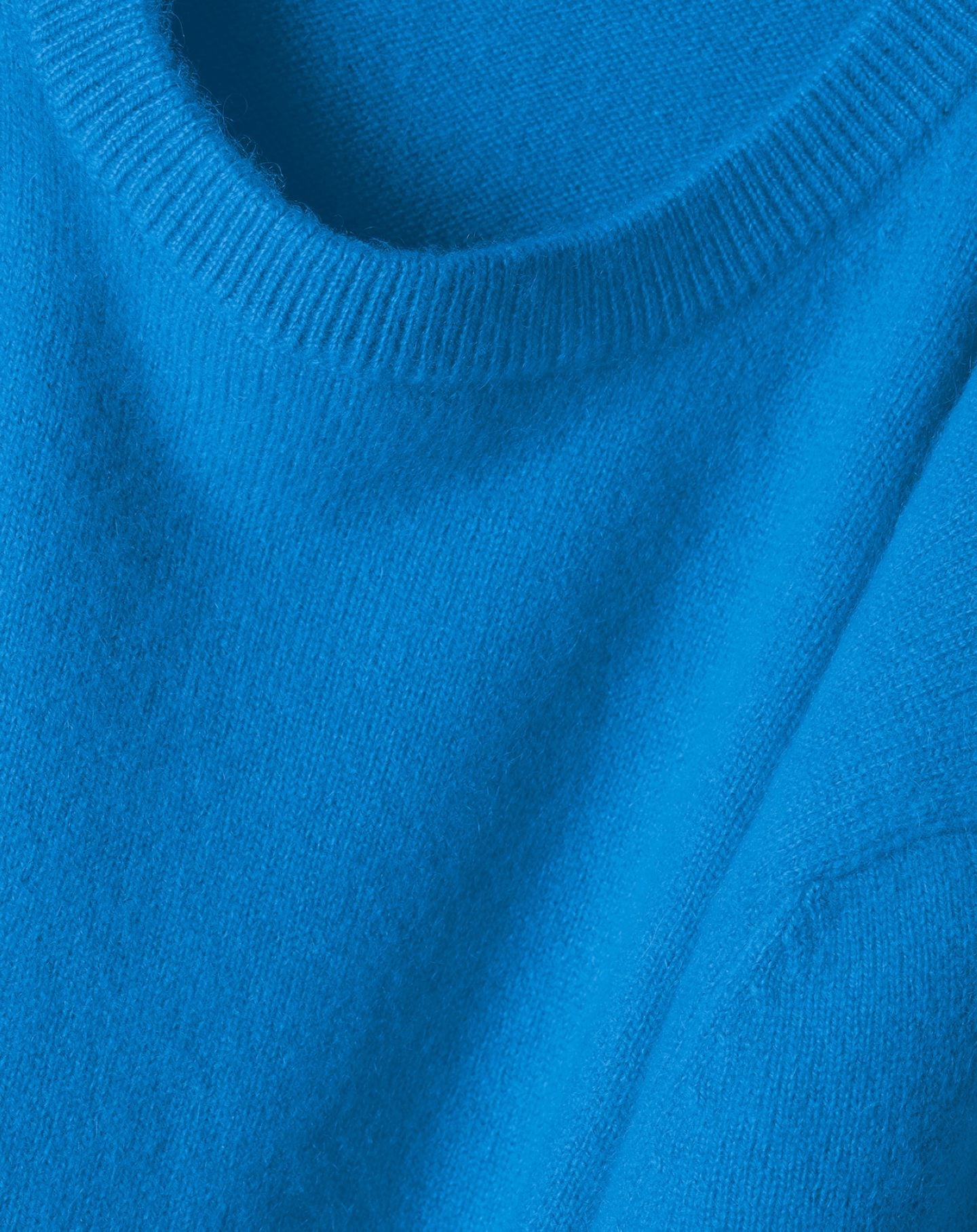 Classic cashmere crew neck jumper - Santorini