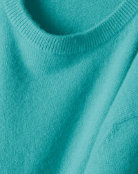 Classic cashmere crew neck jumper - Palm Beach