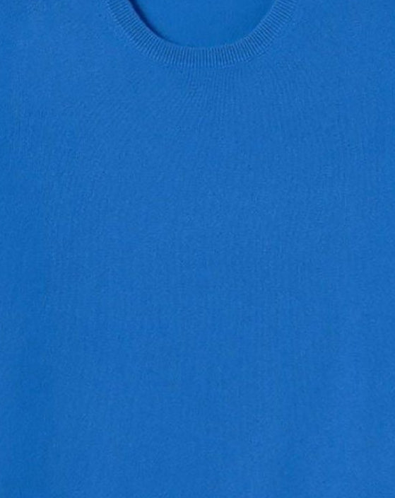Classic cashmere crew neck jumper - Bleu de Rose
