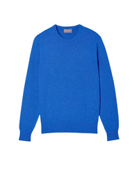 Cashmere crew neck jumper - Cobalt