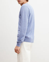 Pull V D'Été - Bleu De France