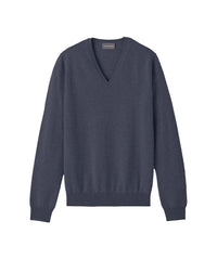 Pull V ajusté en cachemire - Encens