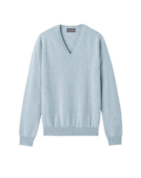 Pull V ajusté en cachemire - Jean