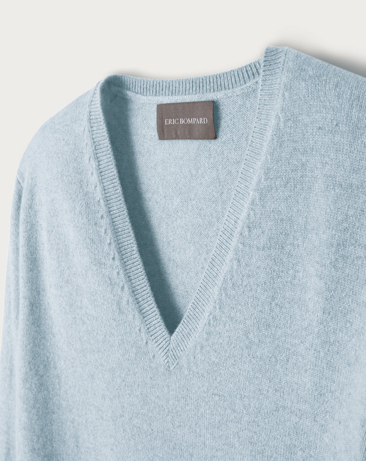Pull V ajusté en cachemire - Jean
