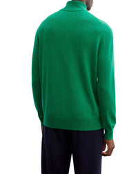Cashmere trucker-neck jumper - Peppermint