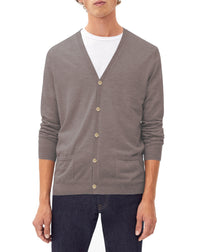 Ultra-thin cashmere cardigan with pockets - Coriandre