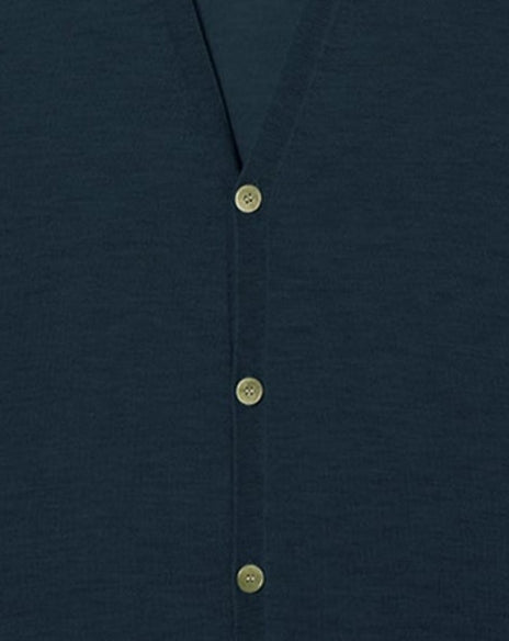 Ultra-thin cashmere cardigan with pockets - Graphite