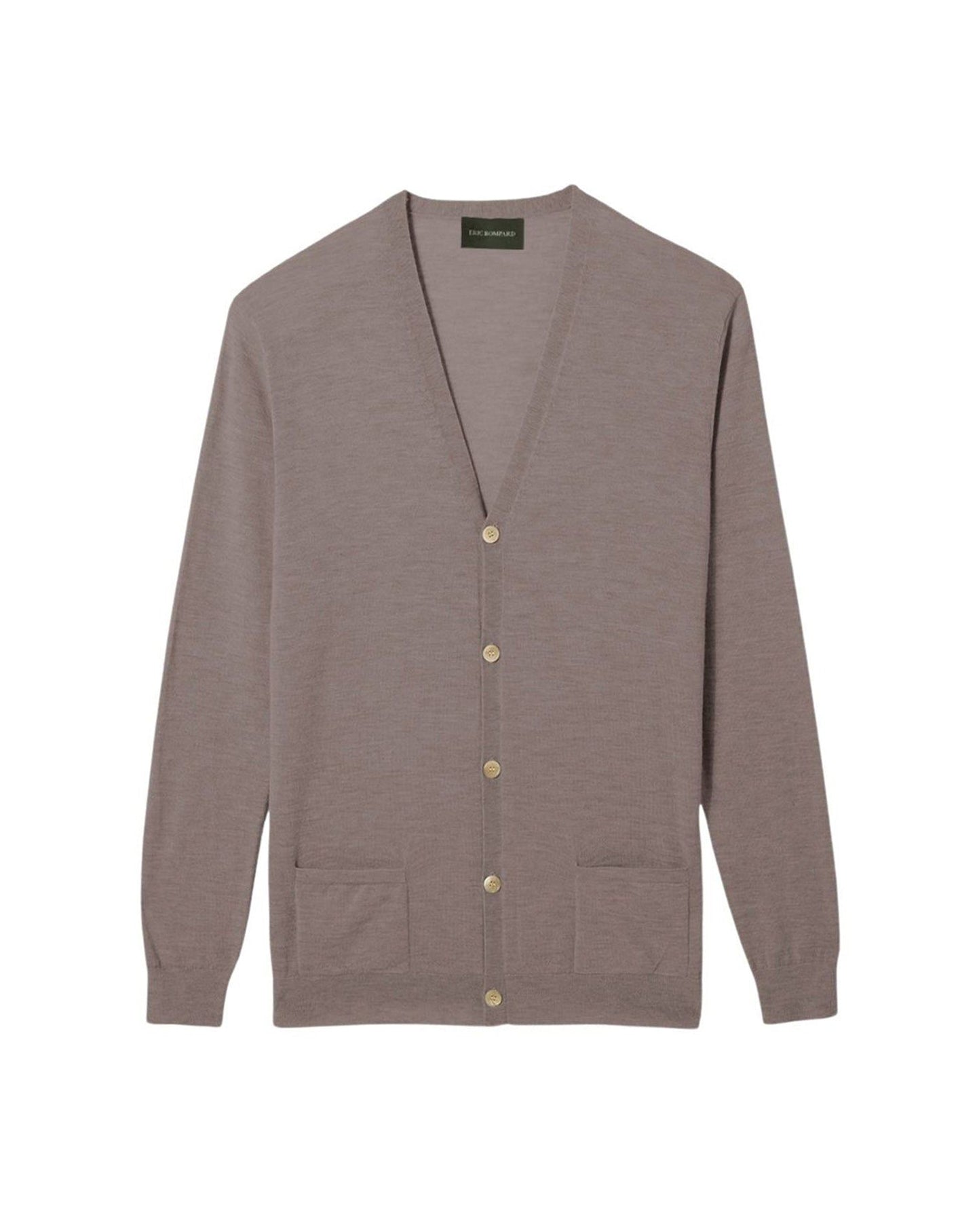 Ultra-thin cashmere cardigan with pockets - Coriandre