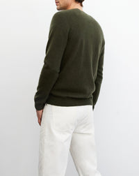 Hammer-fit cashmere cardigan - Kale