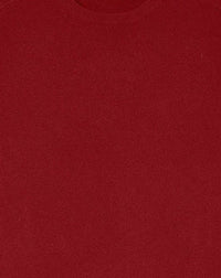RECO130Ras de cou ajusté emmanchures marteau - Rouge