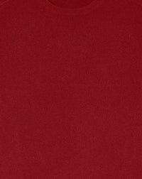 Cashmere round-neck jumper with hammer sleeves - Guarana Red