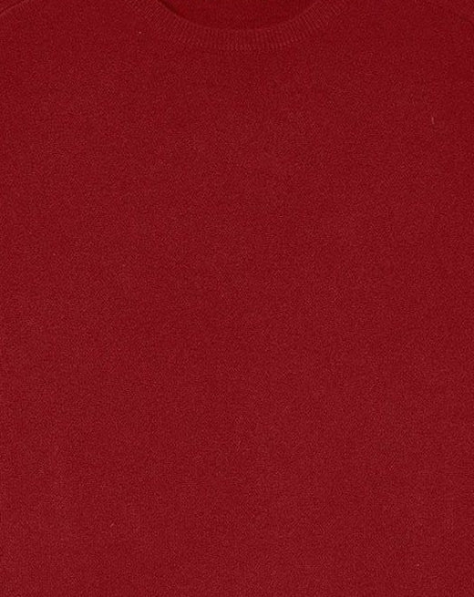 Pull à manche marteau en cachemire - Rouge Guarana