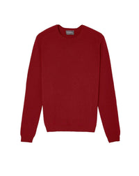 Pull à manche marteau en cachemire - Rouge Guarana