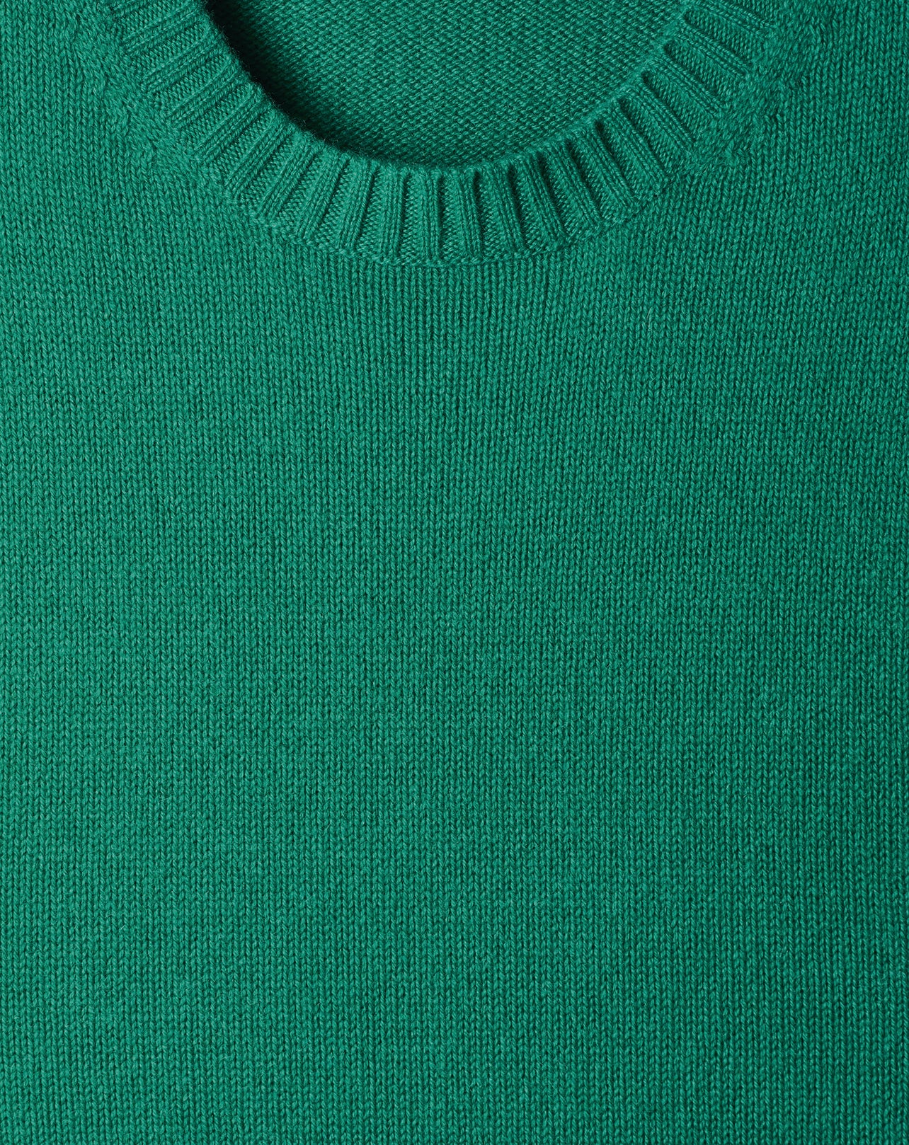 Cashmere loose-fit crew neck jumper - Peppermint