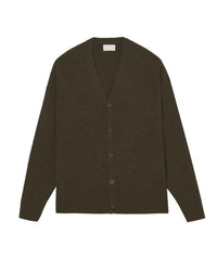 Loose-fit cashmere cardigan - Kale