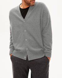 Wool and cashmere cardigan - Flanelle