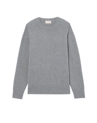 Wool and cashmere crew neck jumper - Flannel