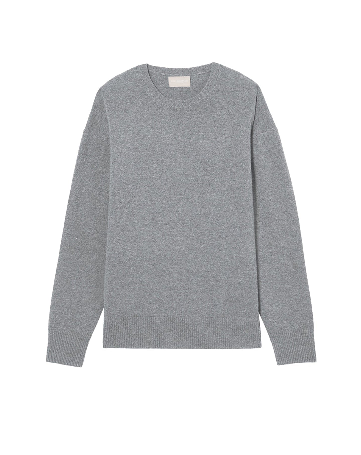 Wool and cashmere crew neck jumper - Flannel