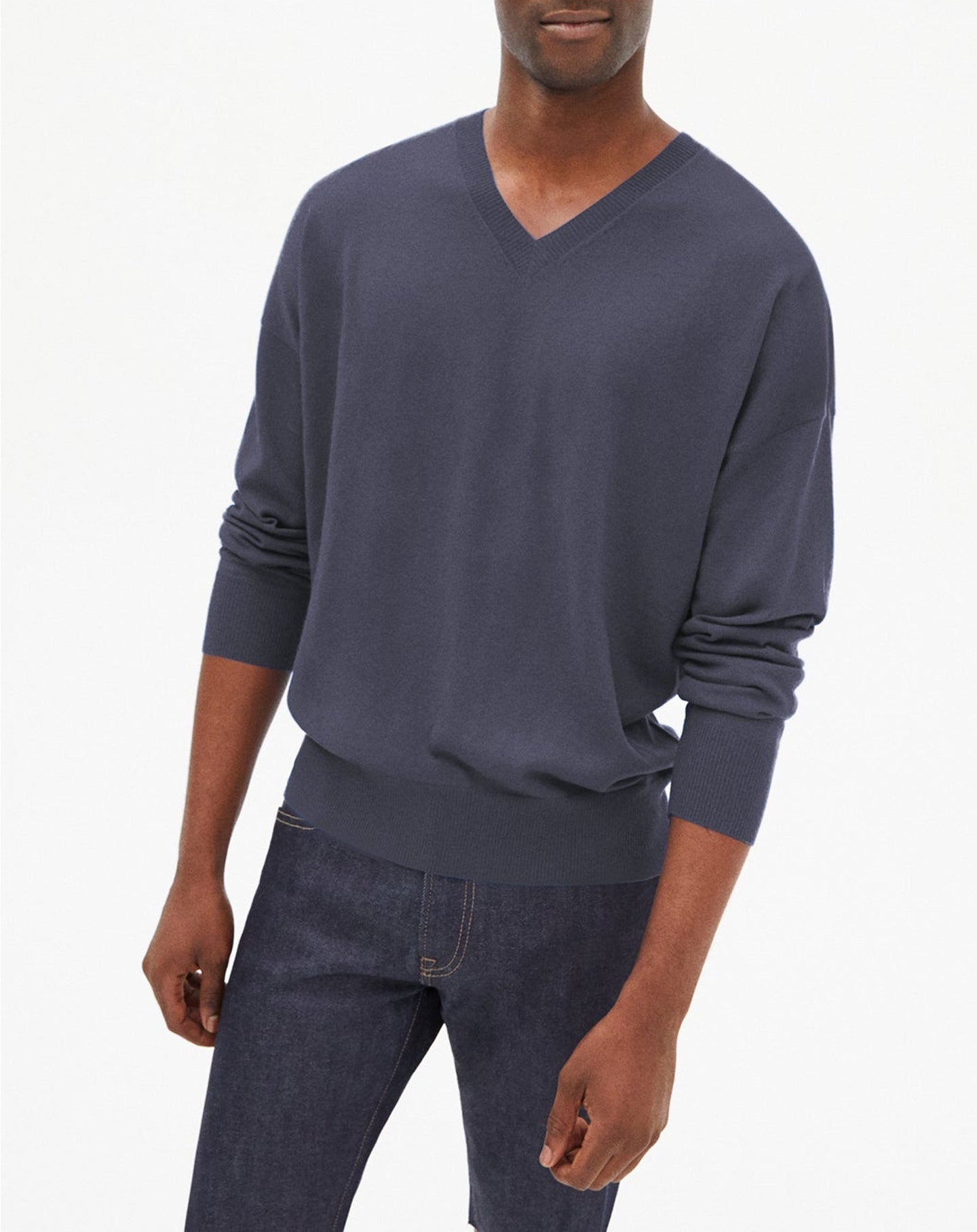 Pull ultrafin forme loose en cachemire - Encens