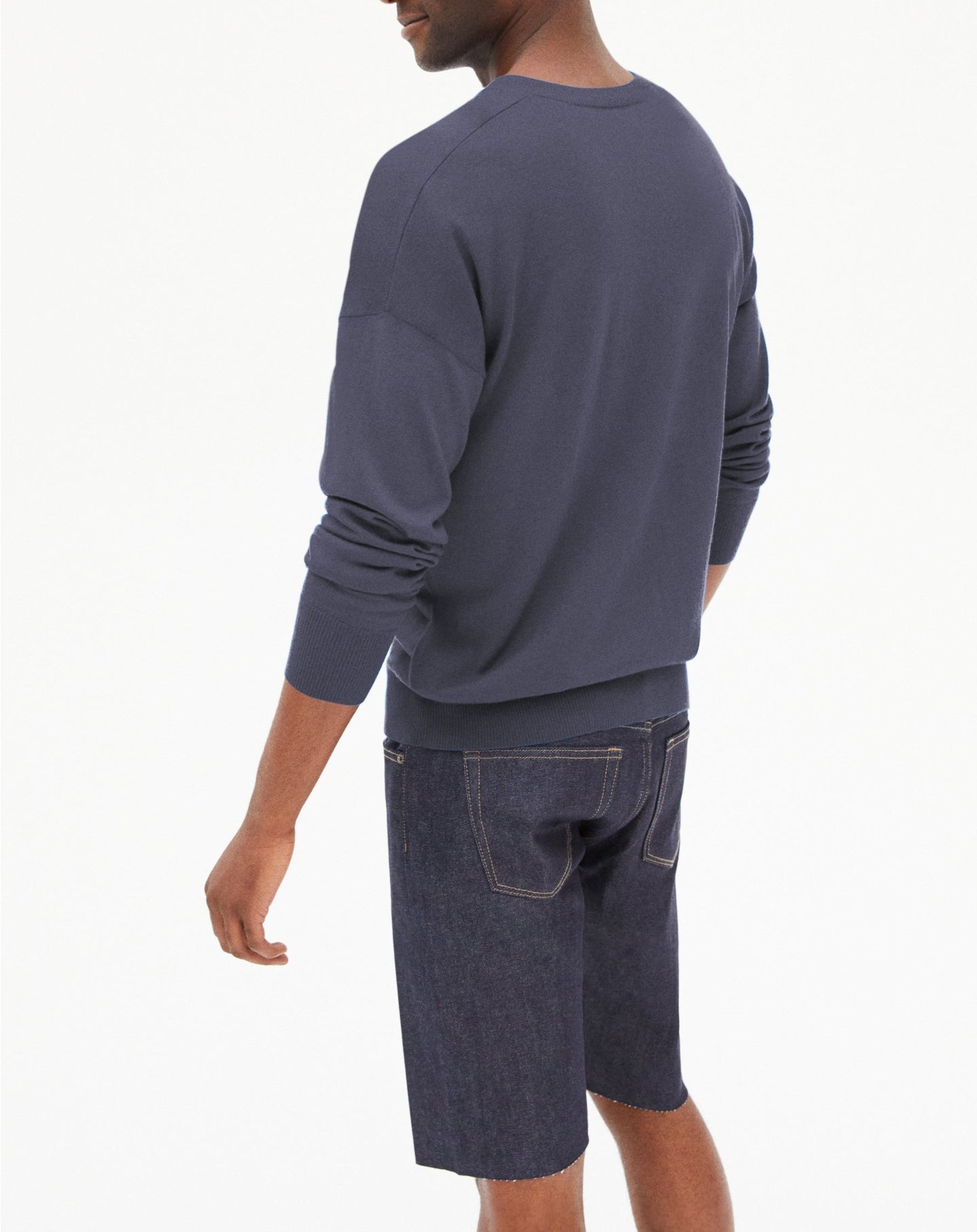 Pull ultrafin forme loose en cachemire - Encens