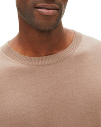 Pull ras de cou ultrafin et ample en cachemire - Coriandre