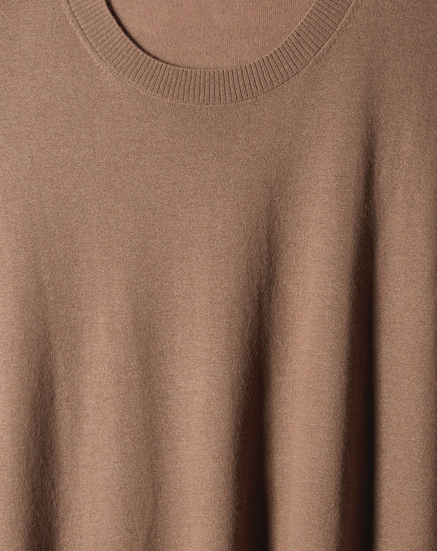 Pull ras de cou ultrafin et ample en cachemire - Coriandre