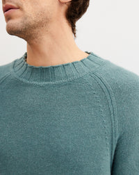 Alpaca and cashmere Raglan jumper - Horizon