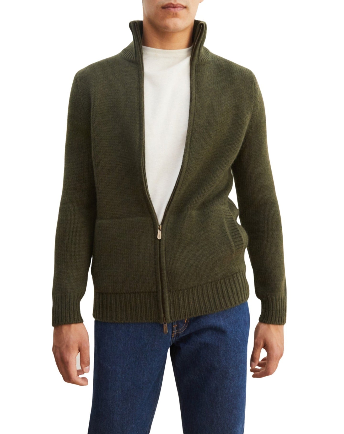Cashmere jacket - Kale